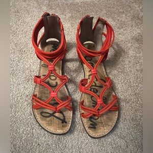 Sam Edelman Women’s sandal, Orange sz8